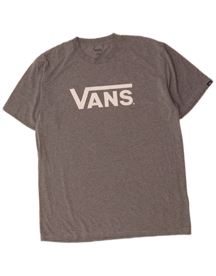 Vans muška majica kratkih rukava s grafičkim motivima, veliki sivi pamuk