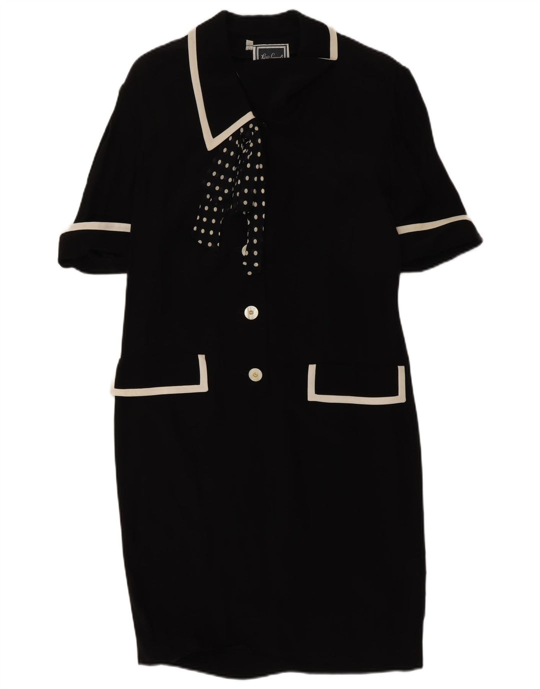 Luisa Spagnoli ženska košulja s prednjom kravatom IT 42 srednje crna