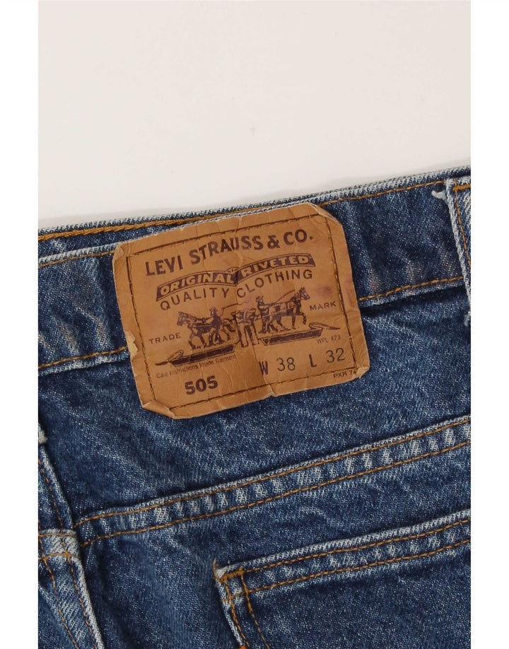 Levi's muške 505 ravne traperice W38 L30 plave