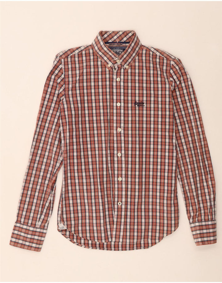 Superdry muška košulja, srednje raznobojni karirani pamuk