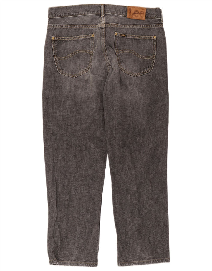 Lee Mens Seattle Straight Jeans W36 L28 Sivi pamuk