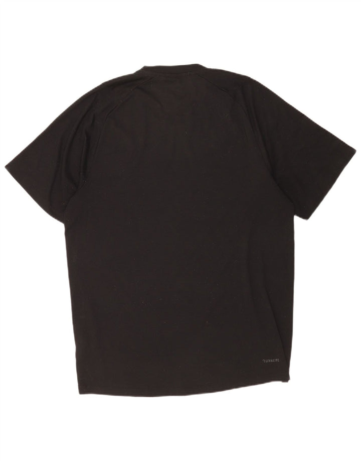 ADIDAS muška Climalite majica kratkih rukava srednji crni poliester