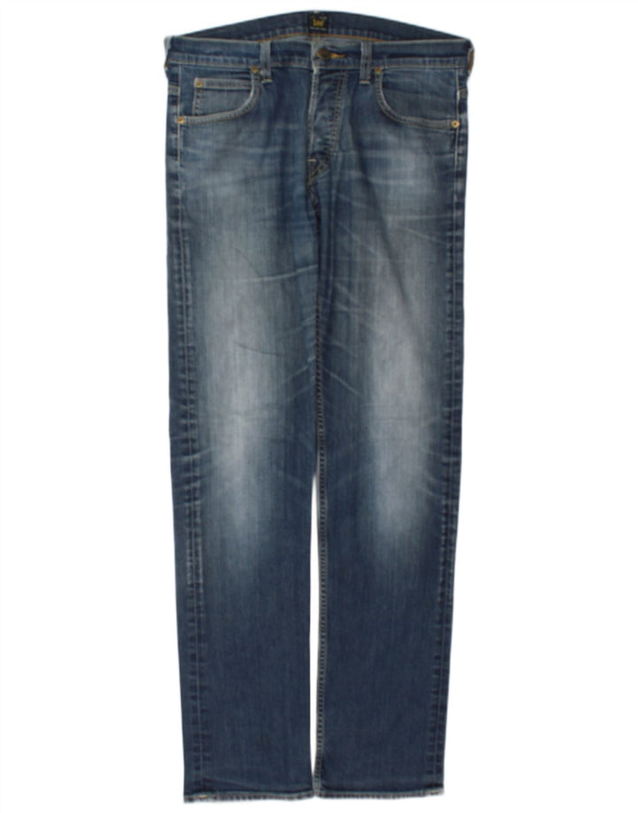 Lee Mens Powell Slim Jeans W33 L34 Plavi pamuk