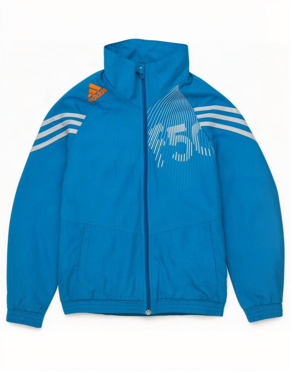 Plava poliesterska trenirka Adidas Boys F50 Graphic Gornja jakna 11-12 godina