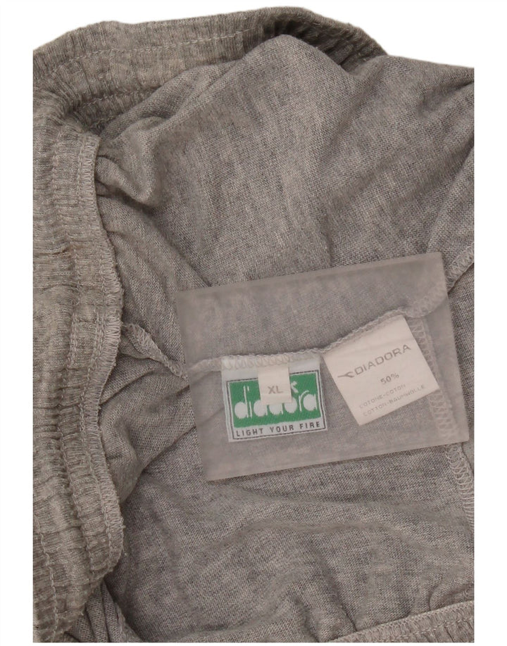 Diadora muške sportske kratke hlače XL sivi flekasti pamuk