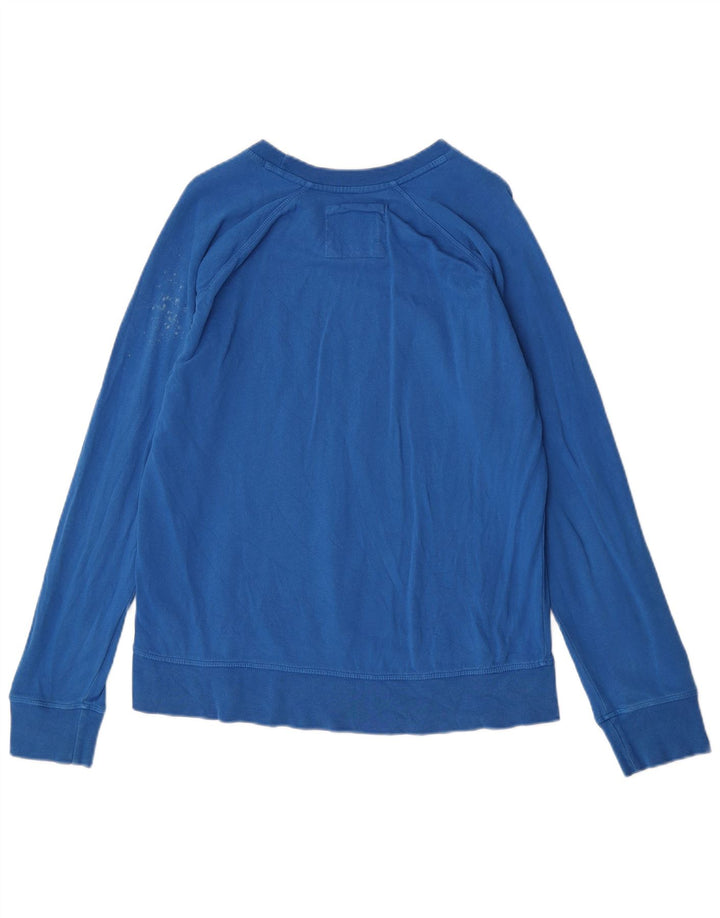 Crew Clothing Ženska majica s kratkim rukavima UK 12 Srednje plavi pamuk