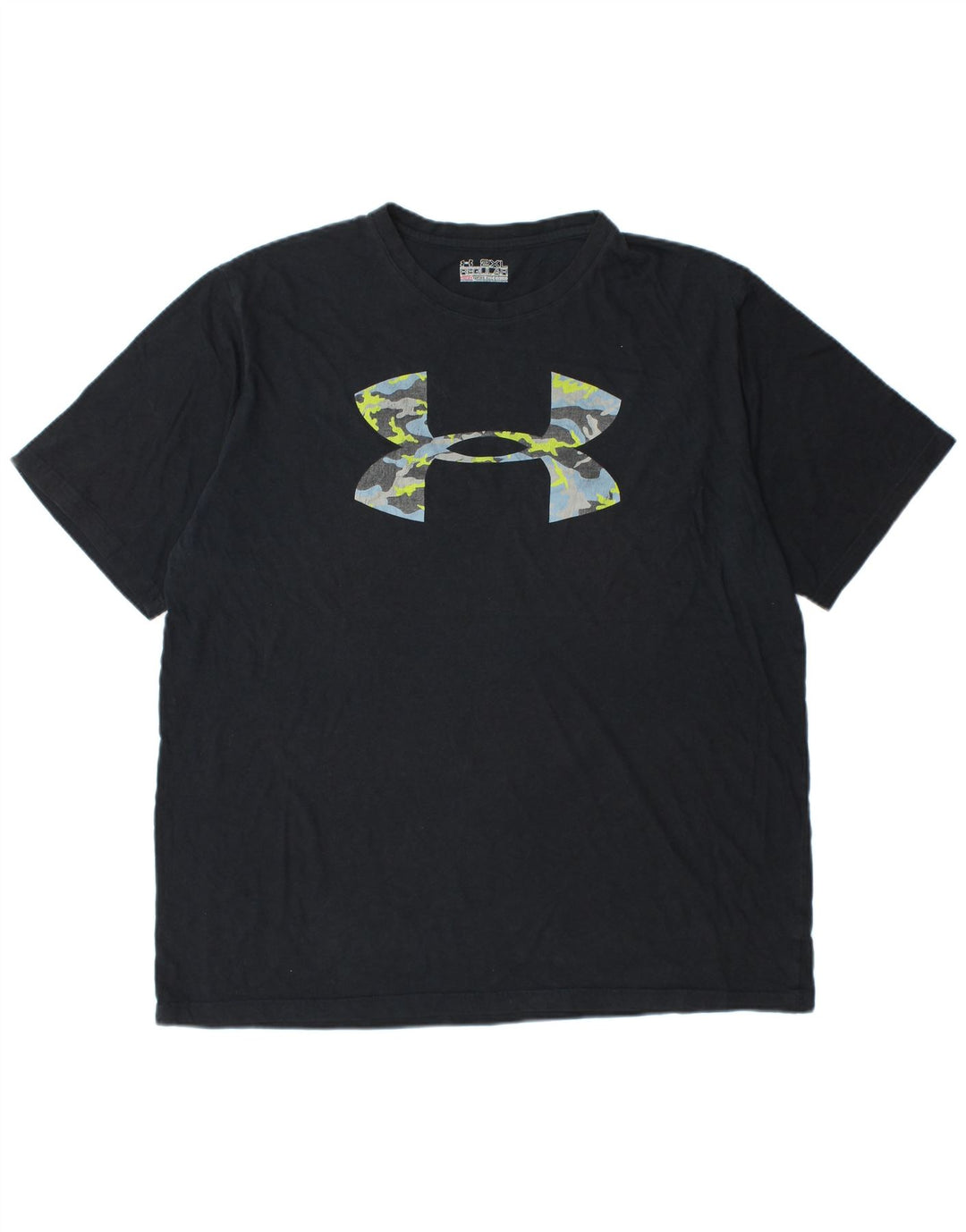 UNDER ARMOUR Muška majica kratkih rukava Heat Gear Regular Fit Graphic Top 2XL crna