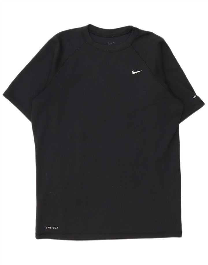 Nike Dri Fit majica kratkih rukava, mali crni poliester