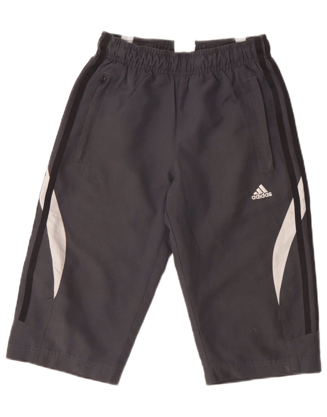 Sportske kratke hlače Adidas za dječake, 9-10 godina, sive boje, poliester