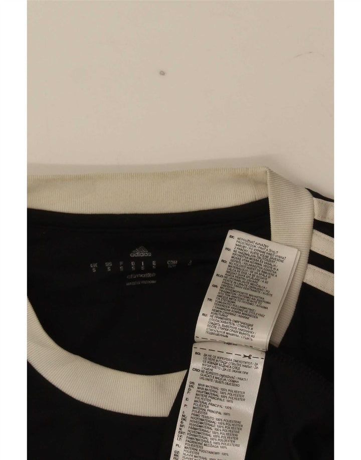 Adidas muška majica Climalite, mali crni poliester u boji