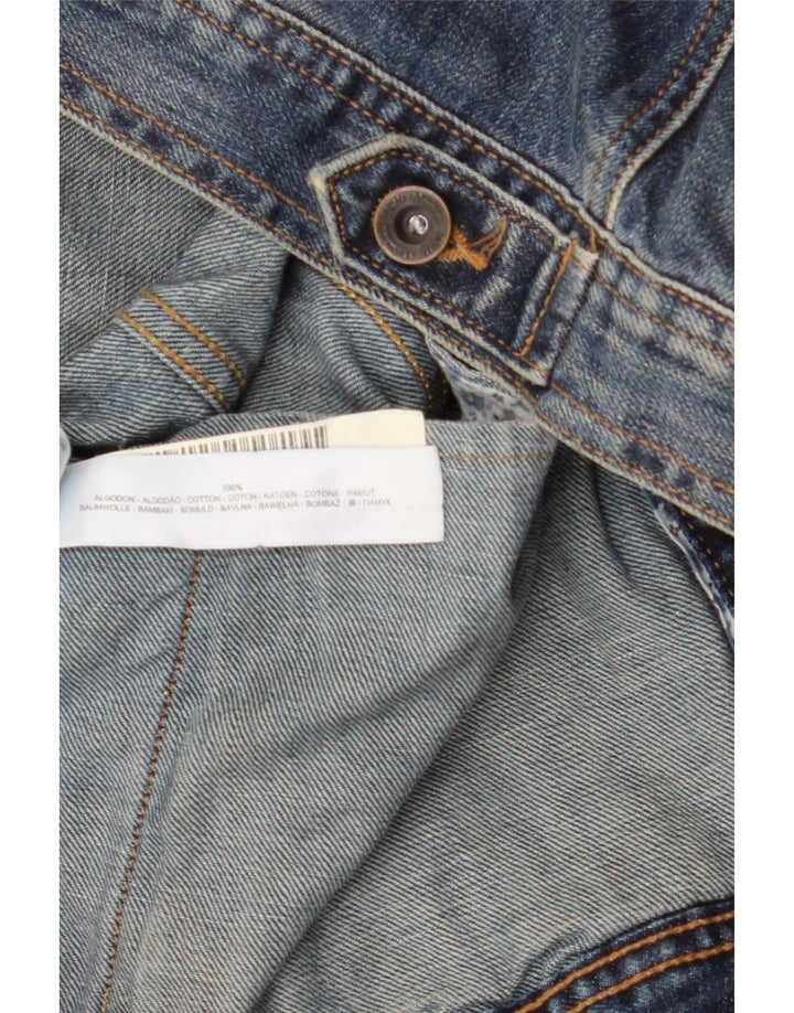 Ženska traper jakna Massimo Dutti UK 14 Large Blue Cotton