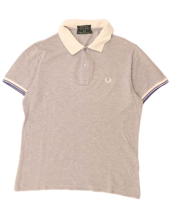 FRED PERRY Muška polo majica Srednje sivi pamuk
