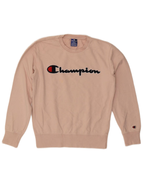 Champion ženski džemper s grafičkim motivima UK 10 Mali ružičasti pamuk
