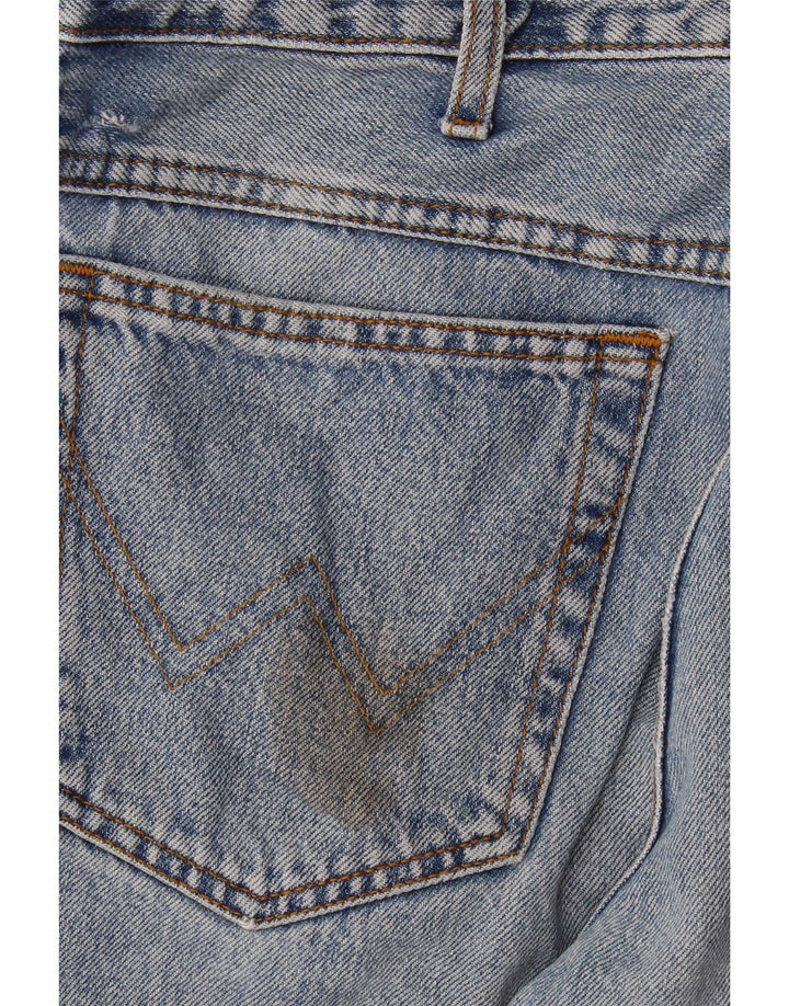 Wrangler muške teksaške ravne traperice W33 L32 plavi pamuk