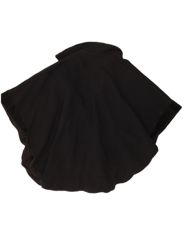 Vintage Womens Oversized Cape Coat One Size Black