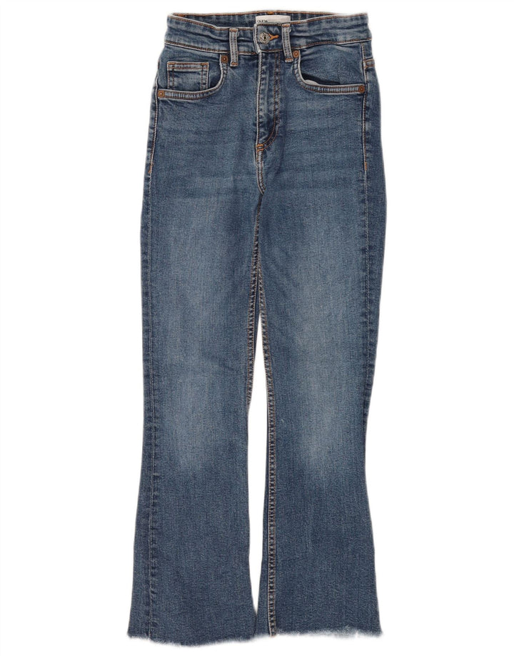 Ženske traperice Zara Bootcut EU 34 2XS W24 L26 Plave