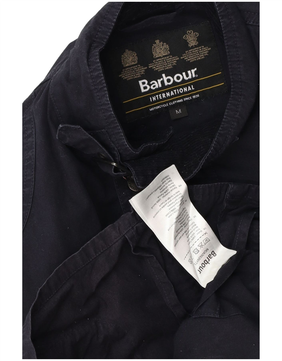 Barbour Mens Utility Jacket UK 38 Srednje tamnoplavi pamuk