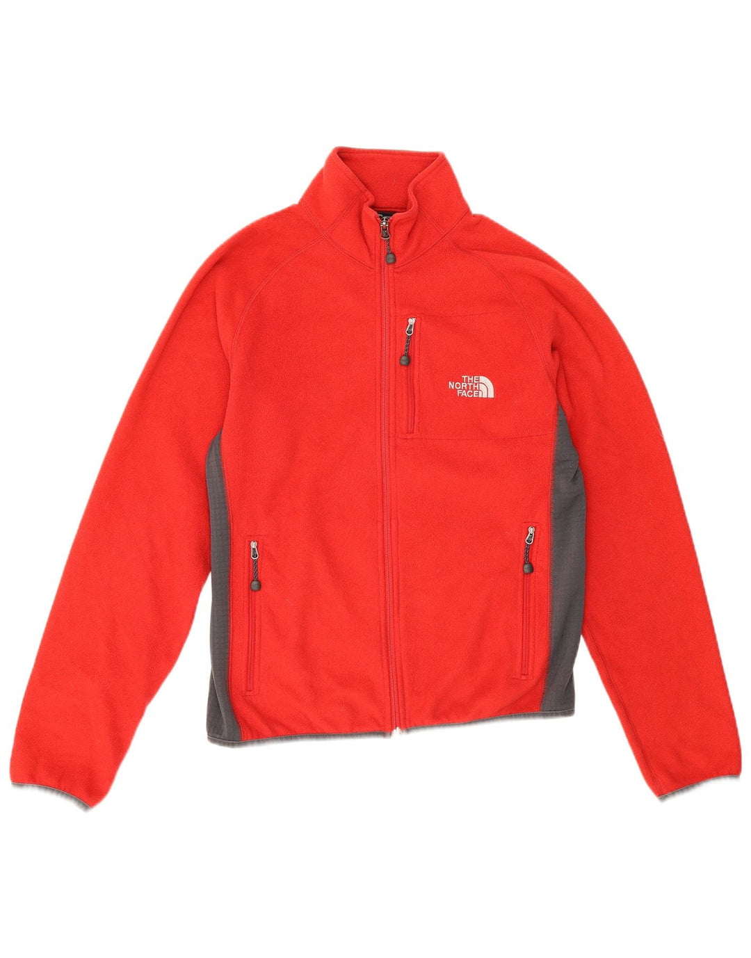 The North Face muška jakna od flisa UK 38 srednje crvene sportske poliesterske