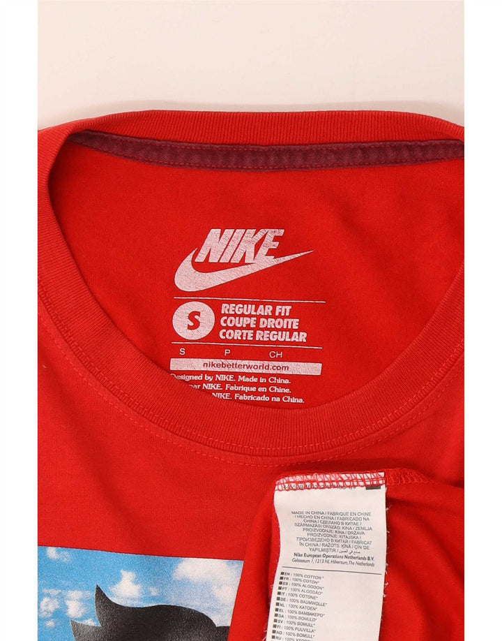 Nike Muška majica kratkih rukava Regular Fit, mali crveni pamuk