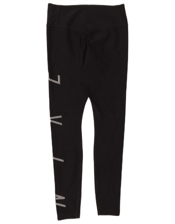 Nike ženske Dri Fit grafičke tajice UK 12 srednje crne