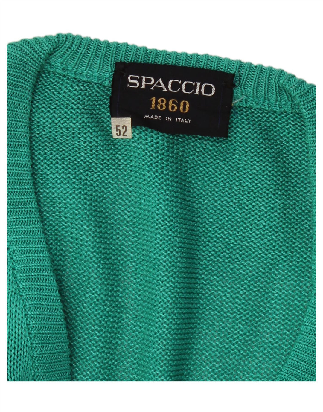 VINTAGE Mens Vest Tank Top IT 52 Large Green Vintage Vintage and Second-Hand Vintage from Messina Hembry 