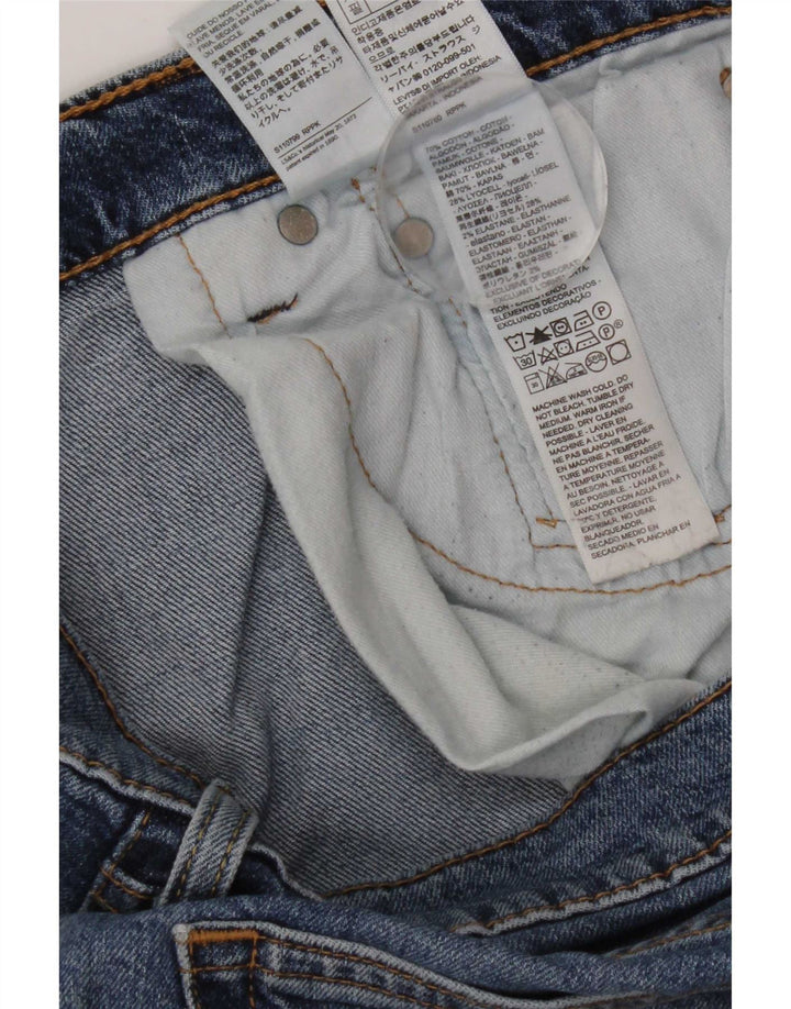 Levi's muške 511 uske traperice W32 L32 plavi pamuk
