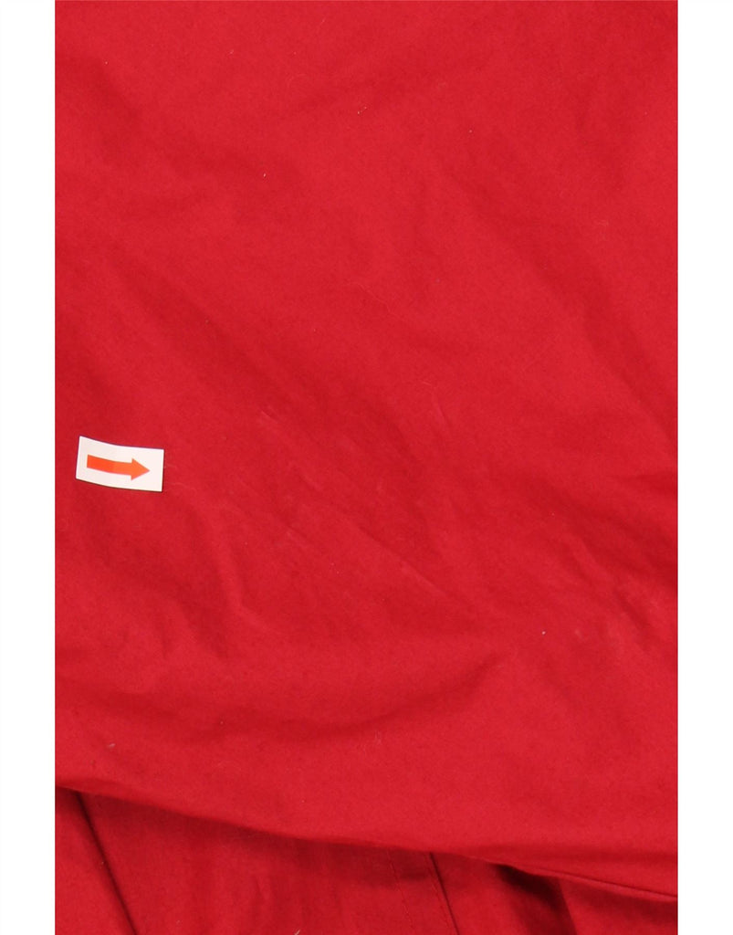 MC NEAL Mens Hooded Windbreaker Jacket UK 44 2XL Red Polyamide Vintage MC Neal and Second-Hand MC Neal from Messina Hembry 