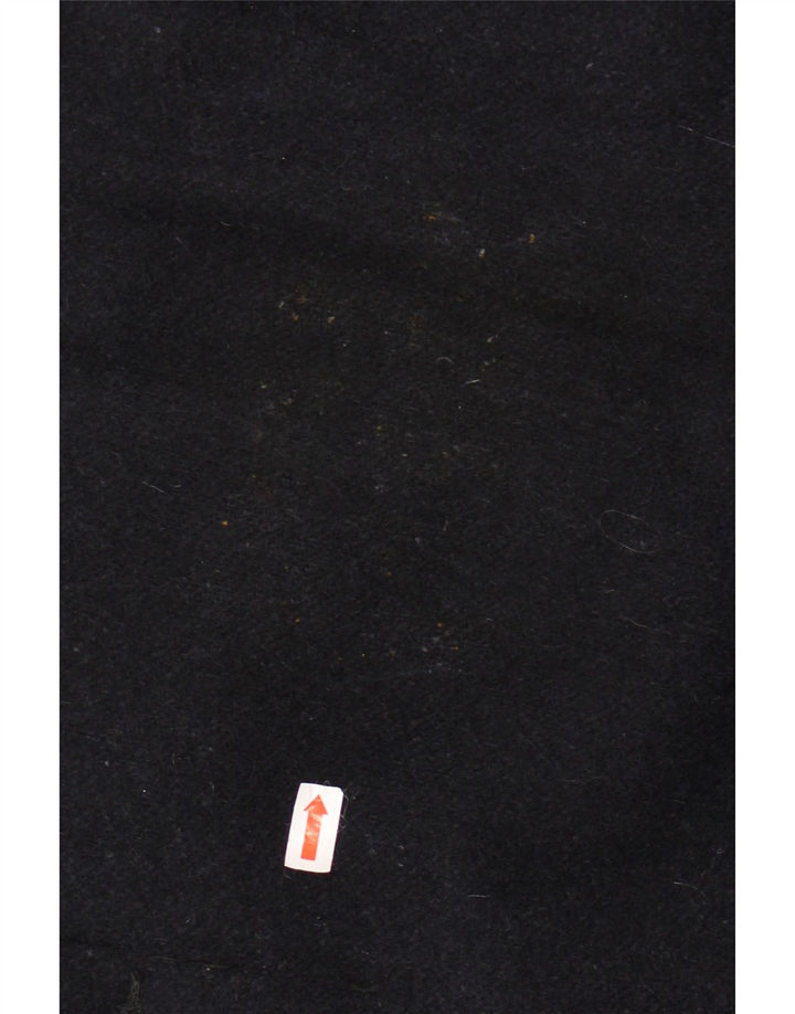 VINTAGE muški široki kaput IT 44 XS tamnoplava vuna u blokovima boja