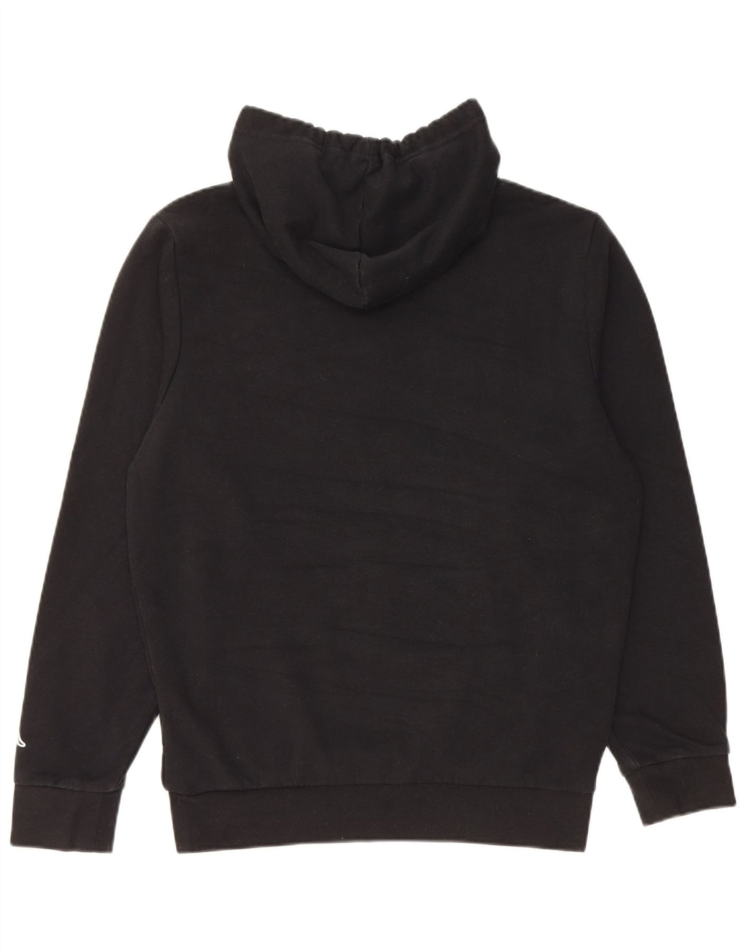 Kappa Womens Graphic Hoodie Jumper Medium Black Cotton