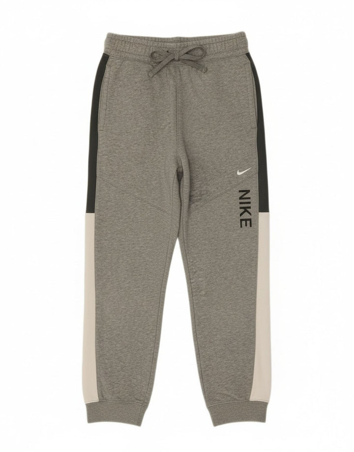 Nike Boys Trenirka Hlače Joggers 10-11 Years Medium Grey Colourblock