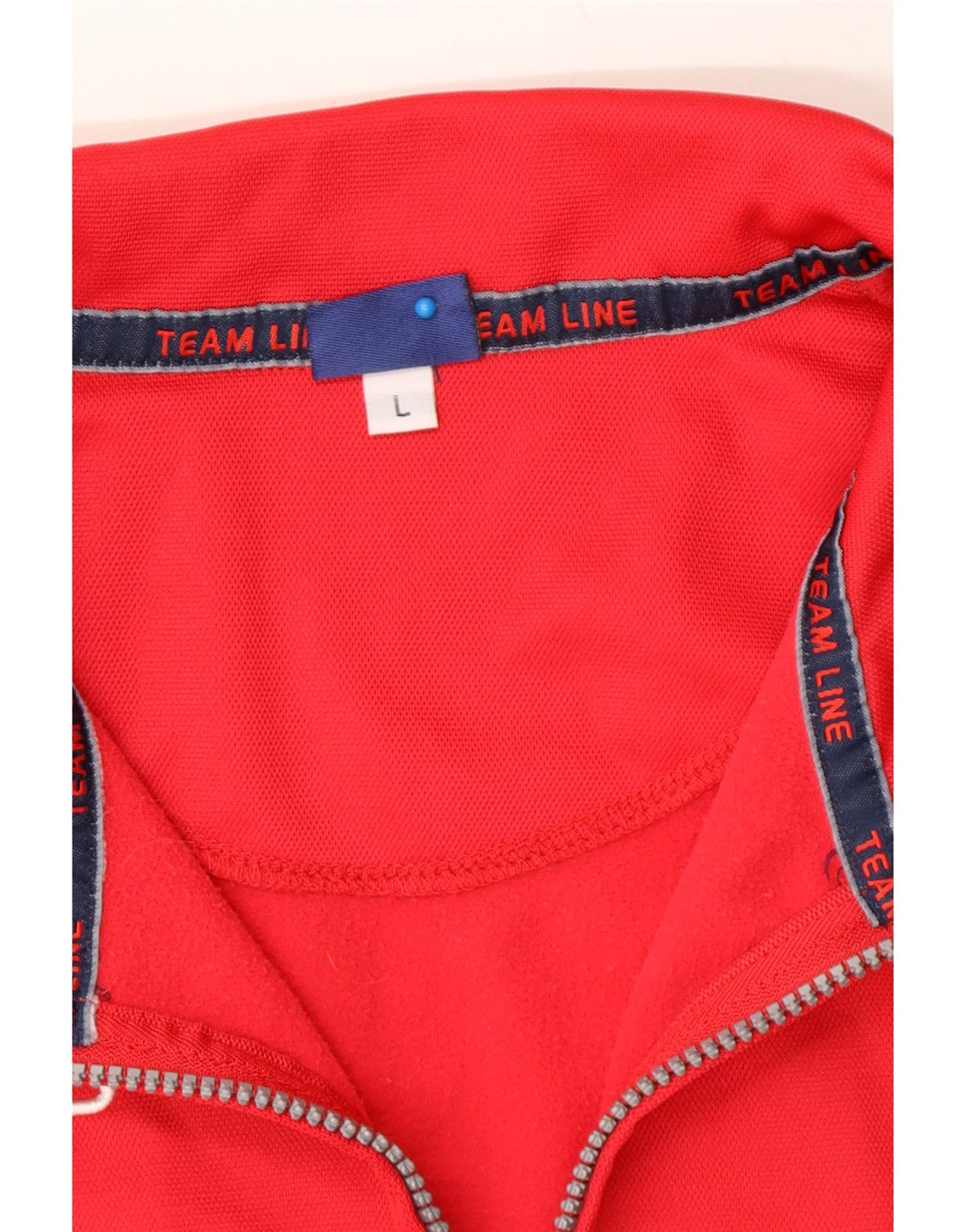 ASICS Mens Tracksuit Top Jacket Large Red Colourblock Polyester Vintage Asics and Second-Hand Asics from Messina Hembry 