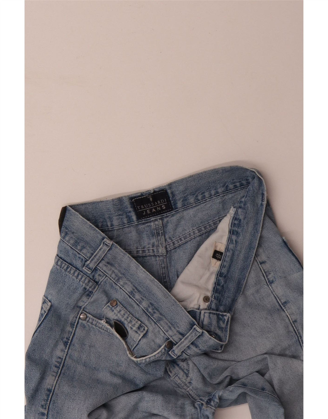 TRUSSARDI Muške sužene traperice W33 L28 Plave