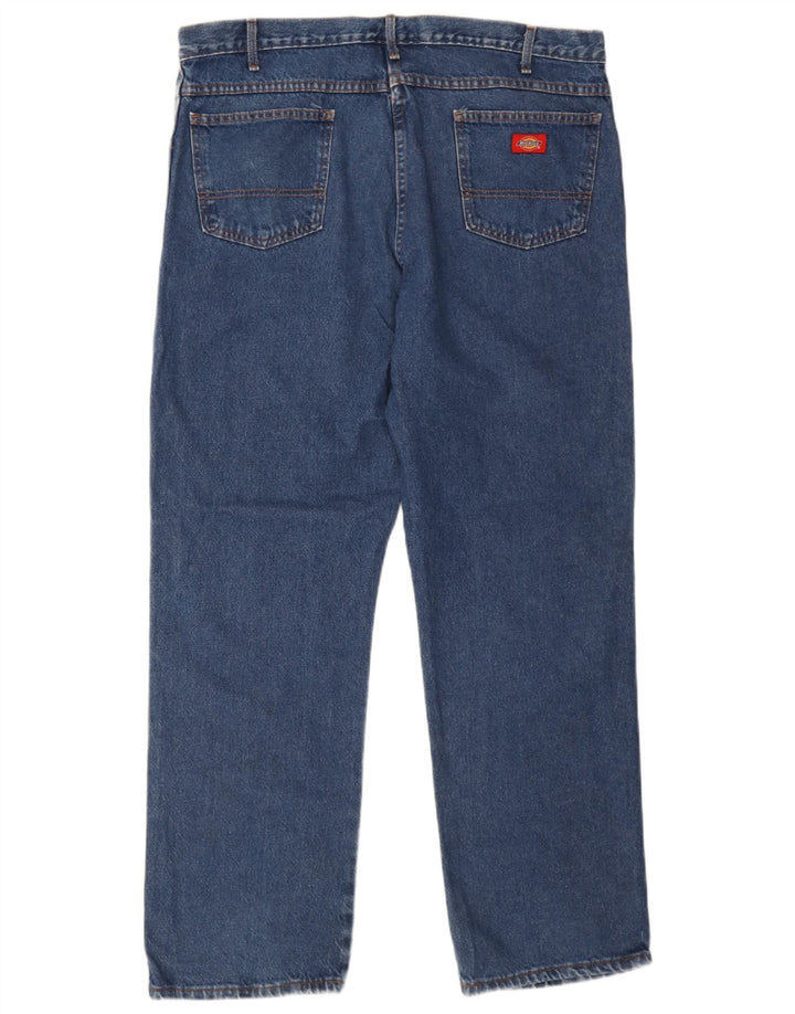 Dickies muške ravne traperice W40 L32 plavi pamuk