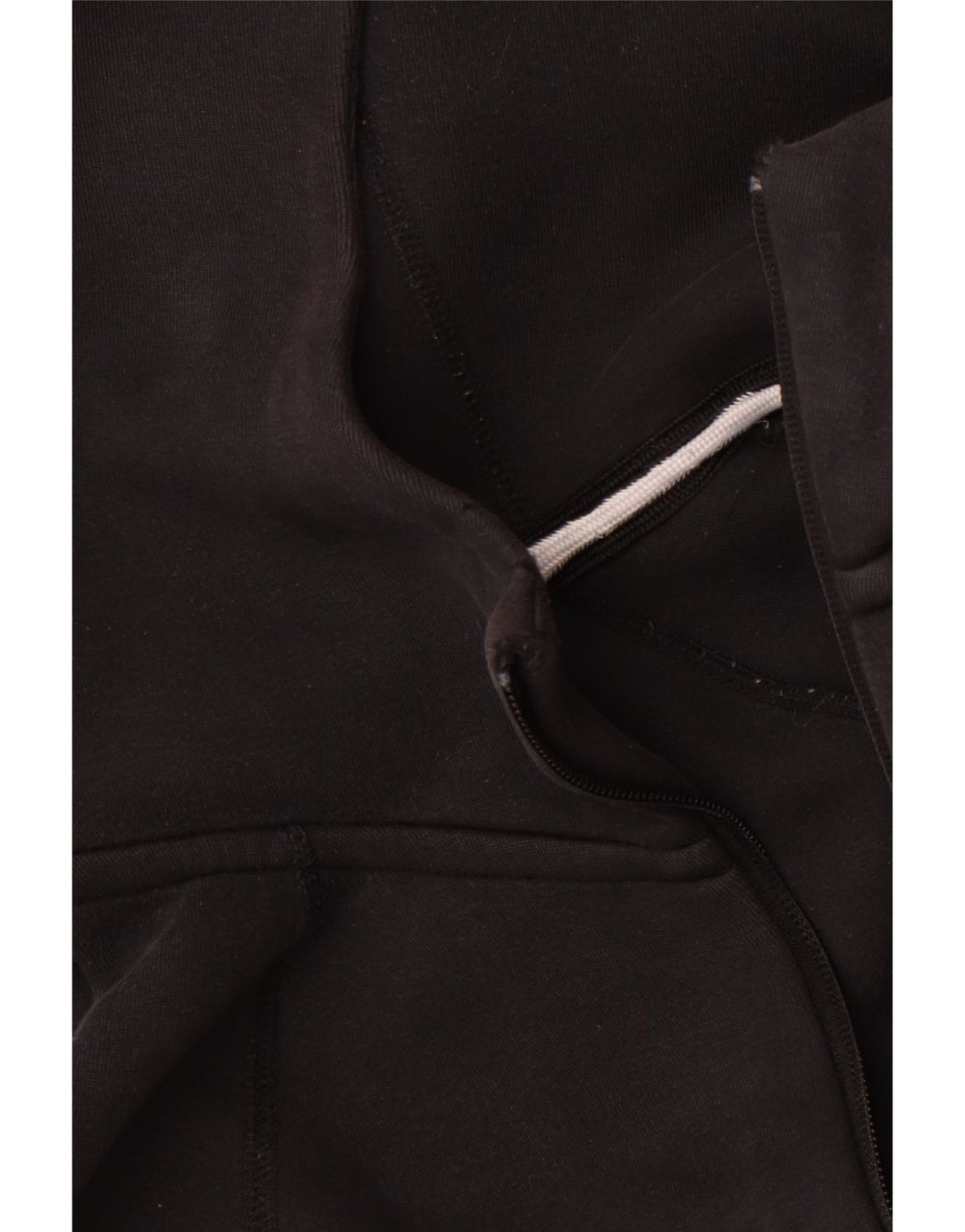 Nike muški pulover s kapuljačom na patentni zatvarač, srednji crni pamuk