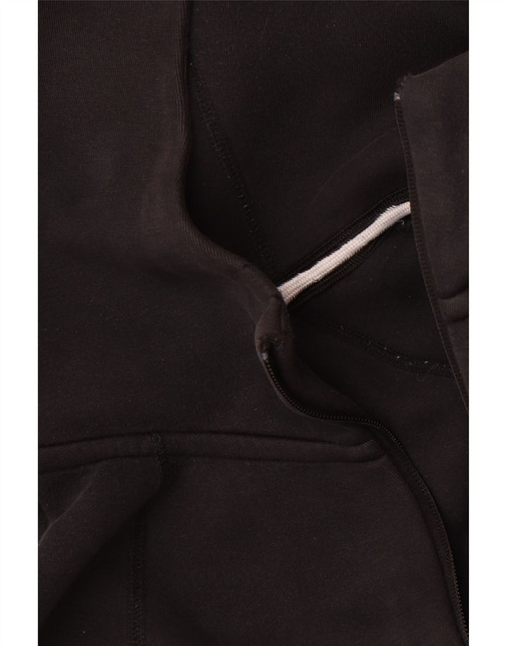 Nike muški pulover s kapuljačom na patentni zatvarač, srednji crni pamuk