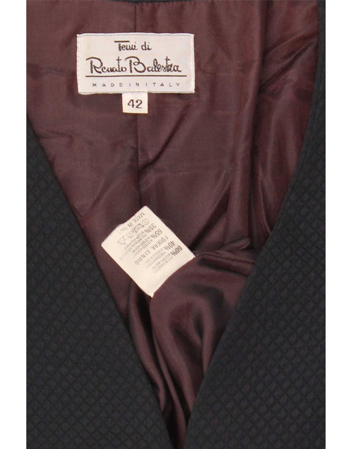 Renato Balestra Ženska bolero jakna IT 42 srednje tamnoplava Argyle/Diamond