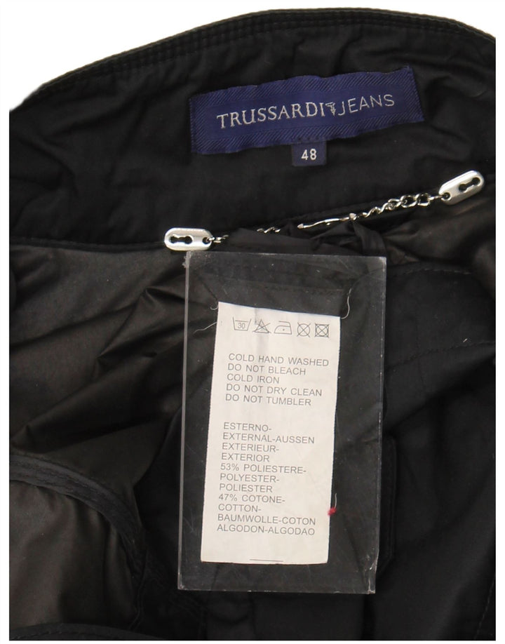 Trussardi Jeans ženska vojna jakna IT 48 XL crni poliester
