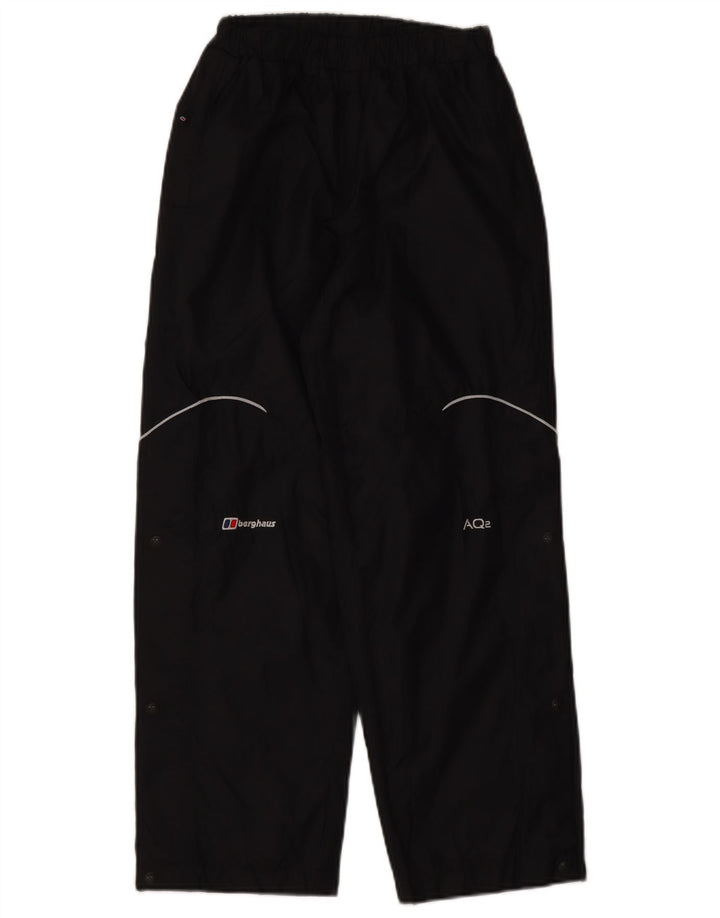Berghaus vodootporne hlače za dječake 9-10 godina od crnog poliamida