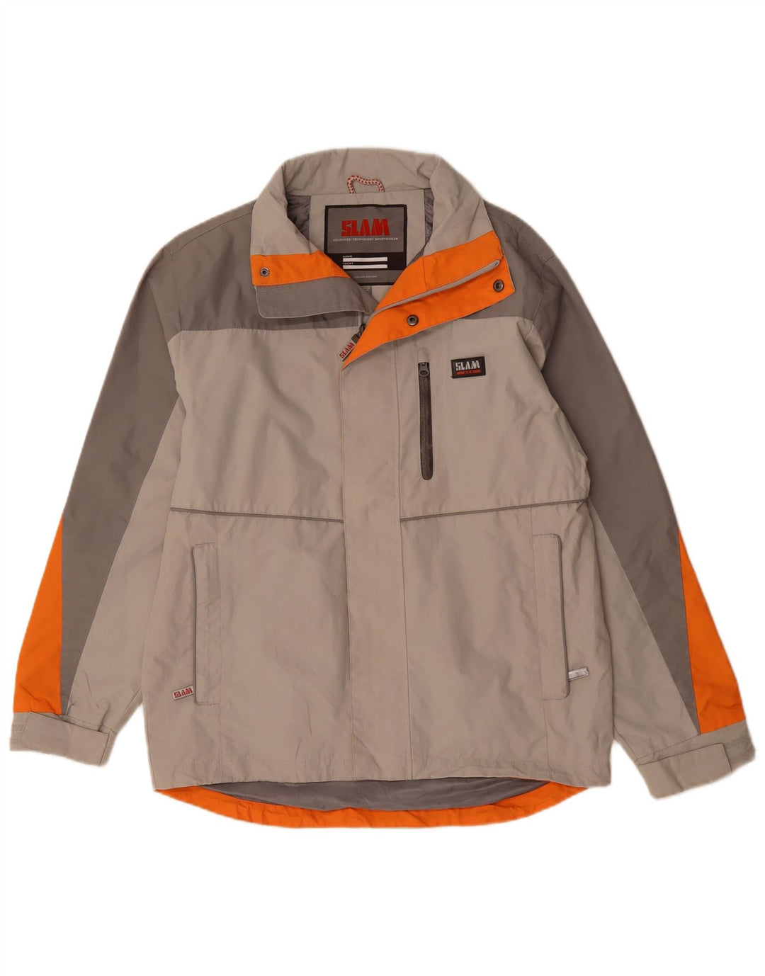 Slam muška jakna vjetrovka UK 36 mali sivi poliamid u boji