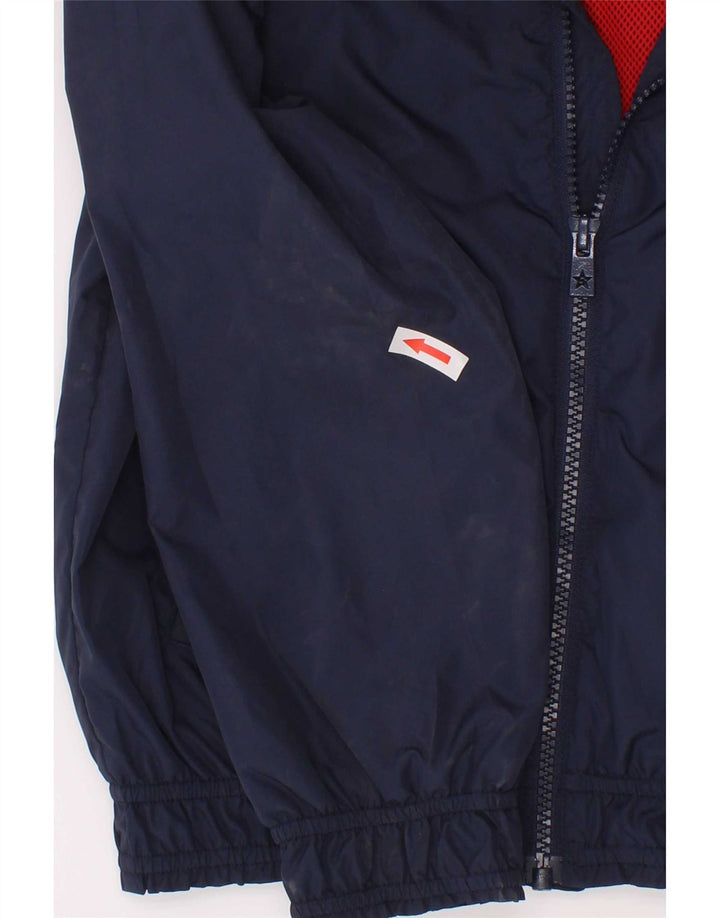 Tommy Hilfiger Bomber jakna s kapuljačom 7-8 godina tamnoplava poliester