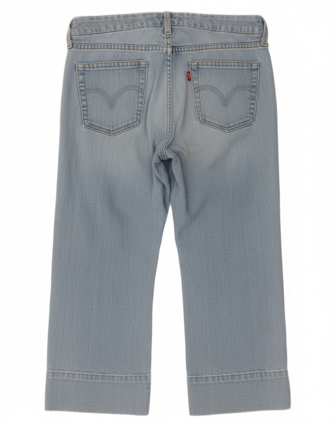 Levi's ženske bermuda traper kratke hlače US 9 Medium W32 Blue Ramie