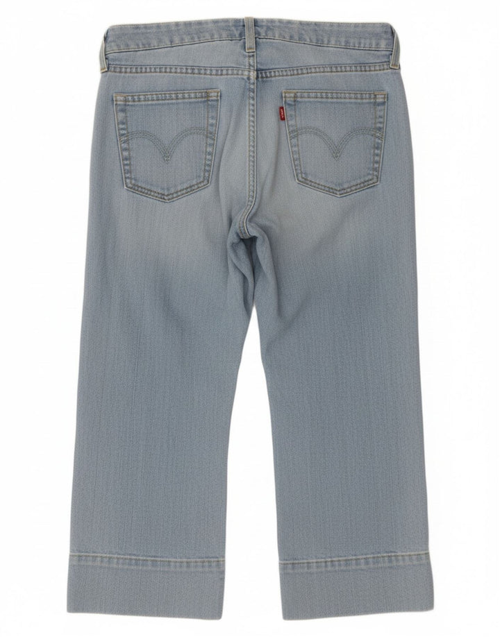 Levi's ženske bermuda traper kratke hlače US 9 Medium W32 Blue Ramie