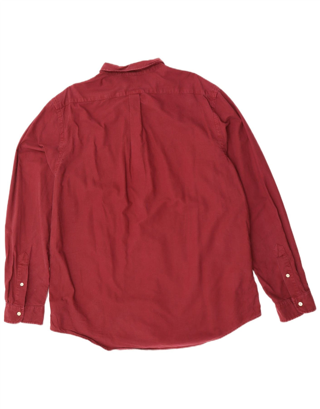 RALPH LAUREN Visoka muška uska košulja 2XL, kestenjasti pamuk