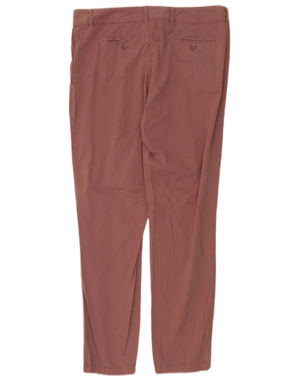 Marks & Spencer ženske uske chino hlače UK 14 velike W36 L30 ružičasti pamuk
