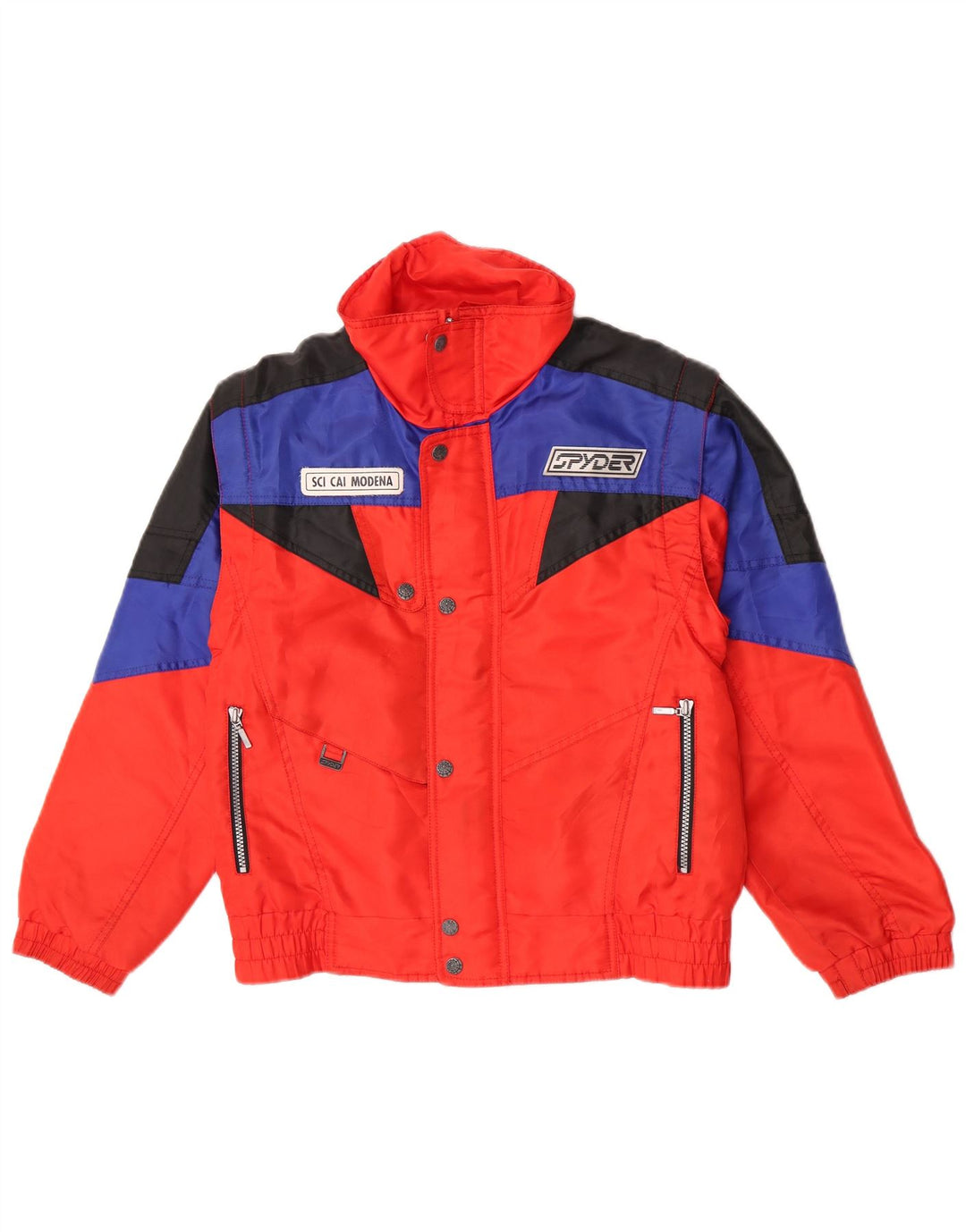 Spyder Boys Skijaška jakna s kapuljačom 11-12 godina Red Colourblock Poliester