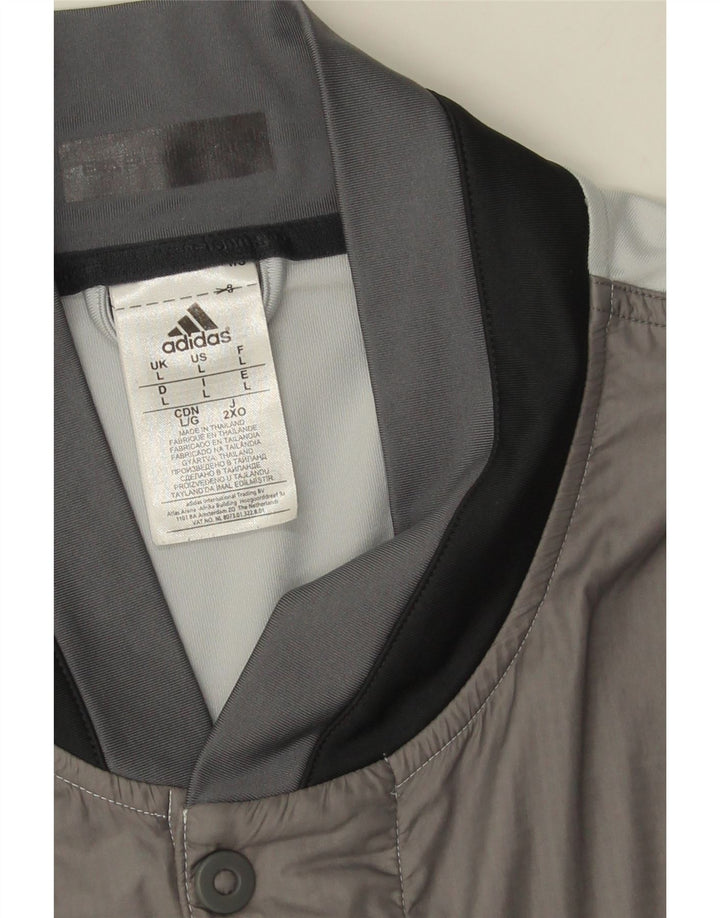 Adidas muška trenirka Climacool Graphic Gornja jakna velike sive boje