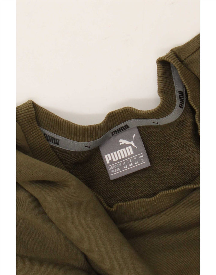 Puma ženski džemper s grafičkim motivima UK 16 veliki kaki