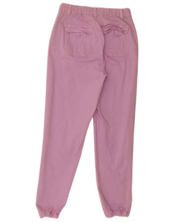 Marks & Spencer ženske joggers chino hlače UK 10 male W28 L28 ružičasta