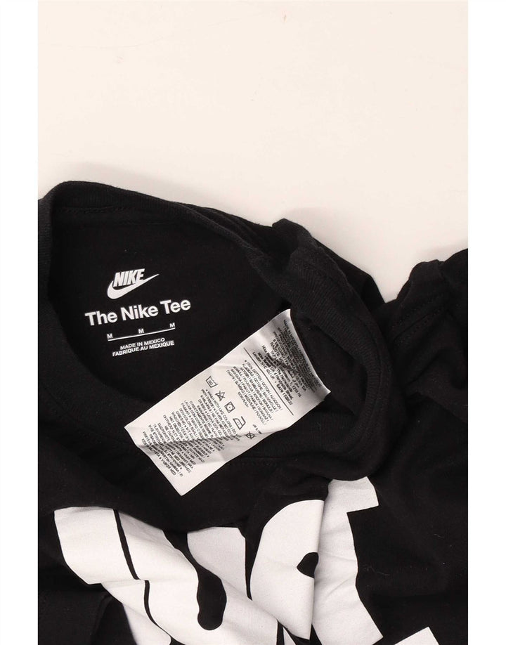 Nike Muška majica kratkih rukava srednje veličine crni pamuk