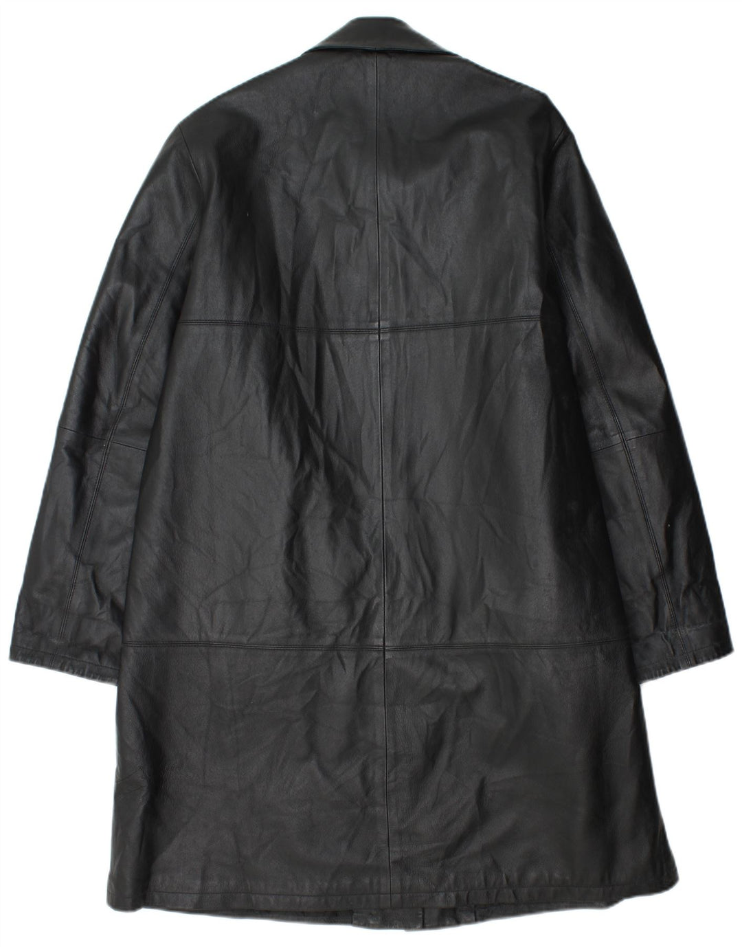 Vintage ženski kožni kaput IT 48 XL crna koža